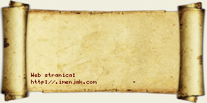 Jakov Keskenović vizit kartica